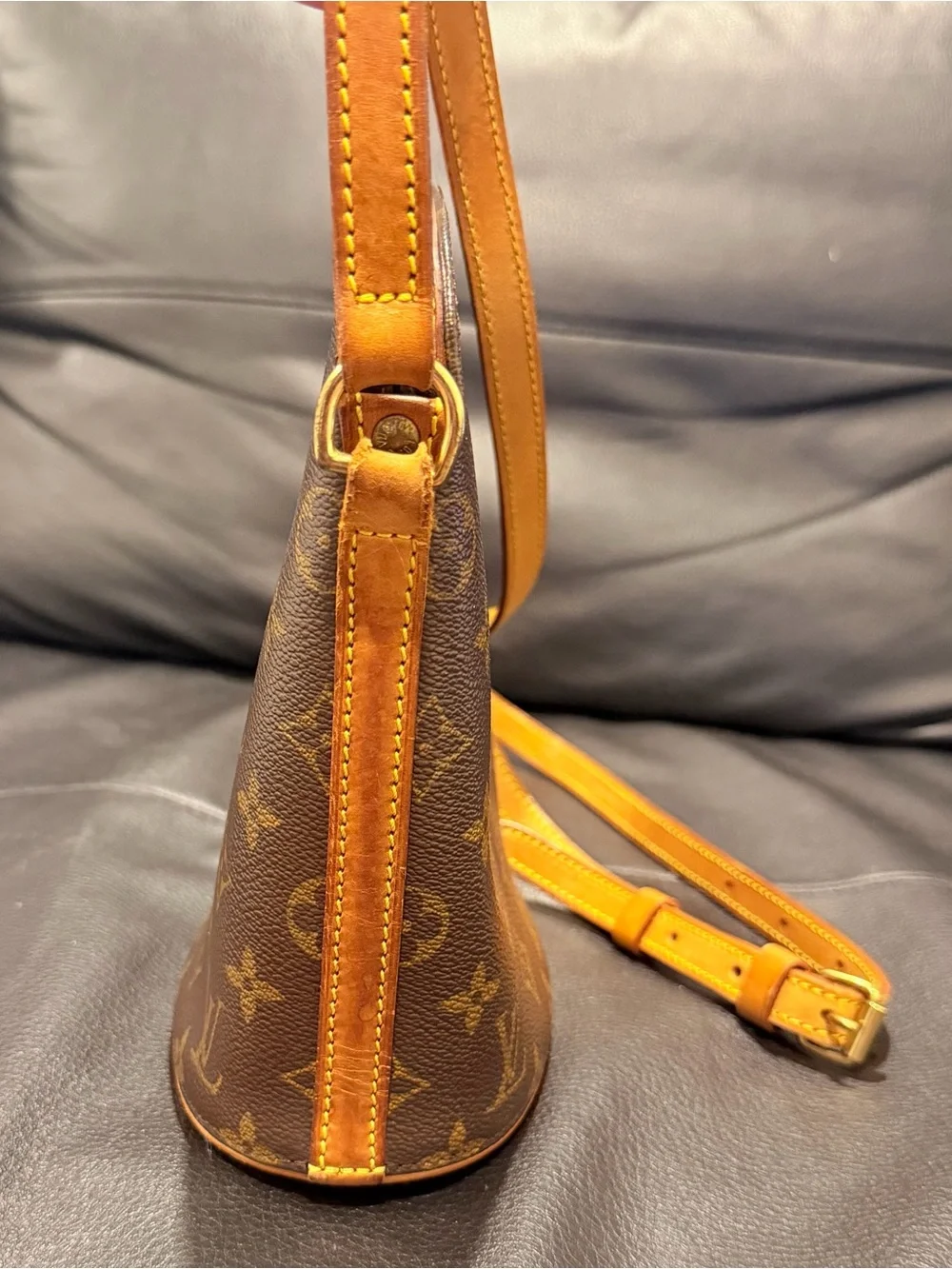 Authentic Louis Vuitton Monogram Drouot Crossbody Bag